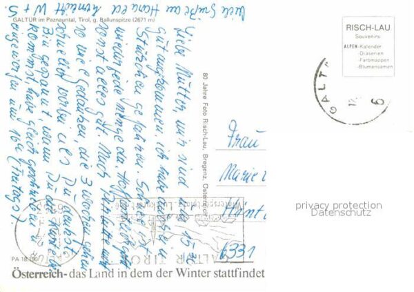 Galtuer Tirol mit Kirche und Ballunspitze – Bild 2
