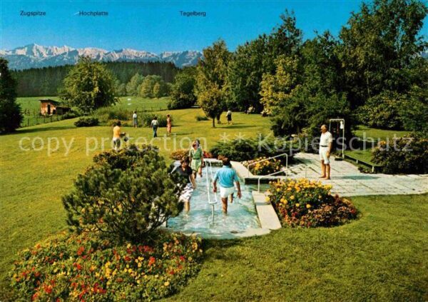 Bad Woerishofen Wassertretplatz Zugspitze Hochplatte Te