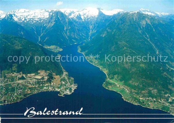 Balestrand Fliegeraufnahme
