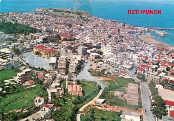 Rethymno Kreta Fliegeraufnahme