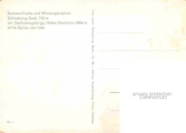 Schladming Obersteiermark mit Dachsteingebirge – Bild 2