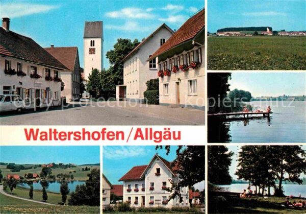Waltershofen Kisslegg Kirche See Rathaus