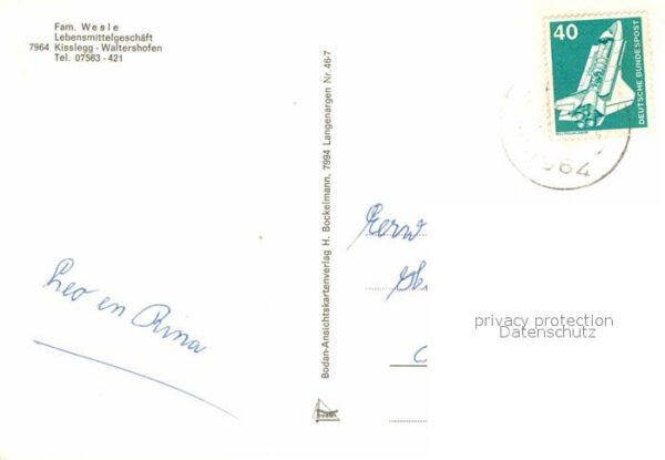 Waltershofen Kisslegg Kirche See Rathaus – Bild 2