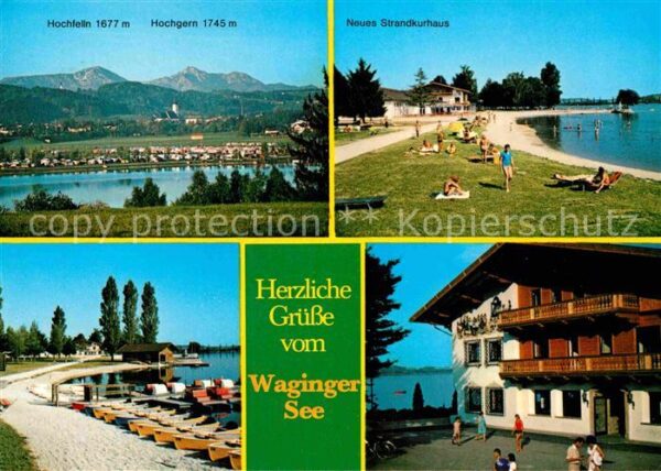 Waging See Hochfelln Hochgern Neues Strandkurhaus
