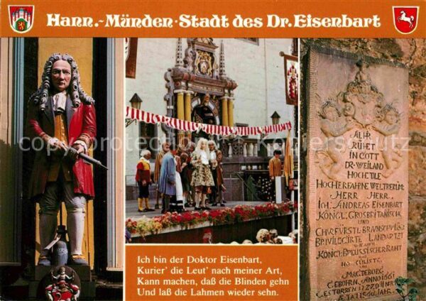 Hann. Muenden Doktor Eisenbart Bühne Grabmal an der A