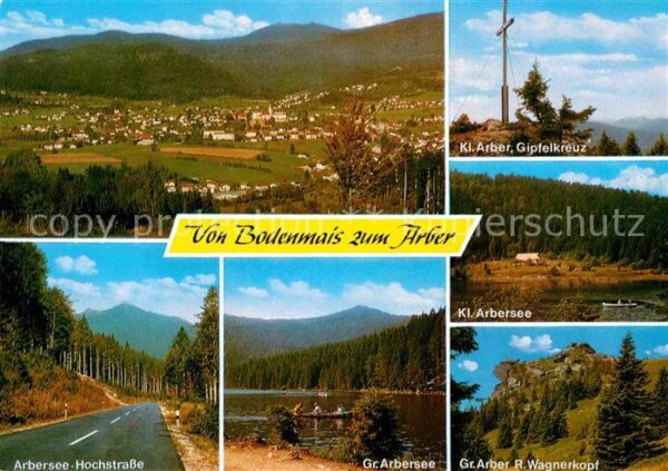Bodenmais Panorama Kl Arber Gipfelkreuz Kl Arbers