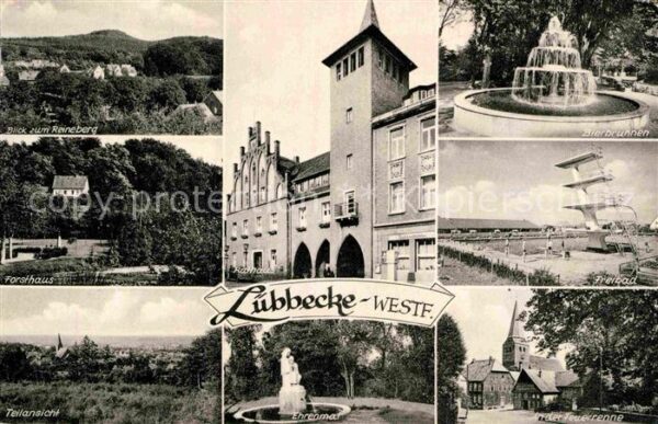 Luebbecke Westfalen Reineberg Bierbrunnen Freibad Feuerrenn