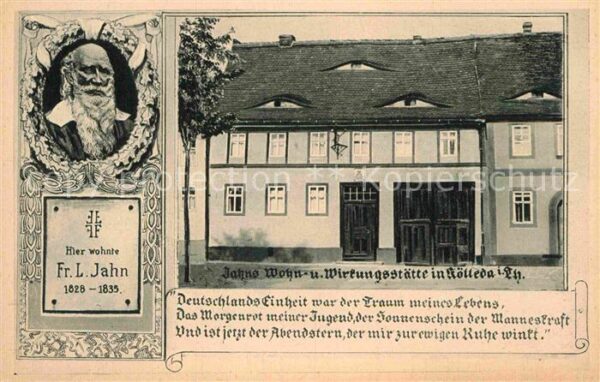 Koelleda Jahns Wohn- und Wirkungsstätte