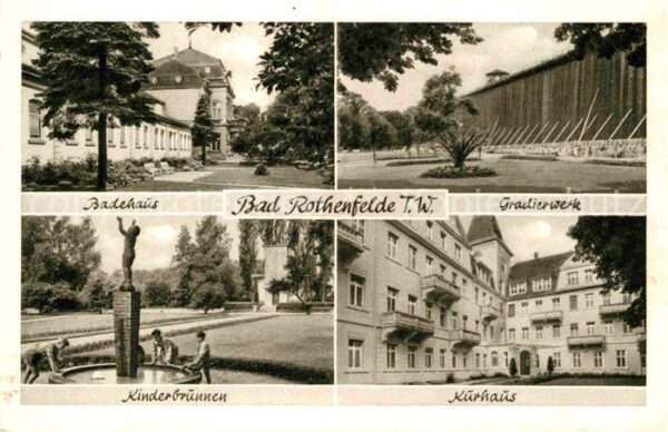 Bad Rothenfelde Badehaus Gradierwerk Kurhaus Kinderbrun