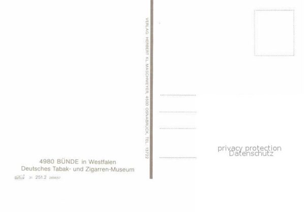 Buende Westfalen Deutsches Tabak- und Zigarren-Museum – Bild 2