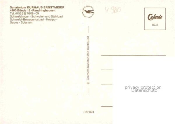 Bad Randringhausen Kurhaus Ernstmeier Schwimmbad – Bild 2