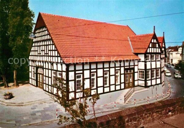 Buende Westfalen Stadtbücherei Fachwerk