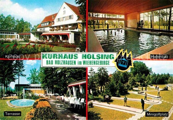 Bad Holzhausen Luebbecke Kurhaus Holsing Minigolf Hallenbad Terr