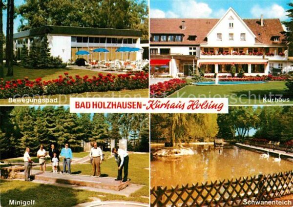 Bad Holzhausen Luebbecke Kurhaus Bewegungsbad Minigolf Schwanent