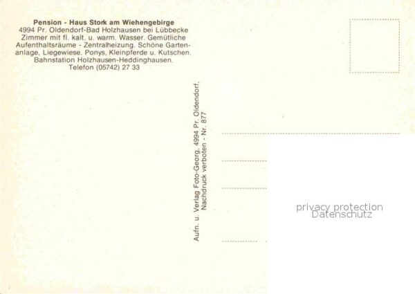 Bad Holzhausen Luebbecke Pension Haus Stork – Bild 2