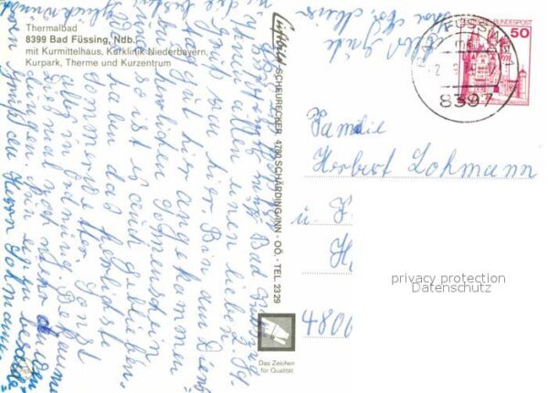 Bad Fuessing Freibad Kurmittelhaus Kurklinik Kurpark – Bild 2