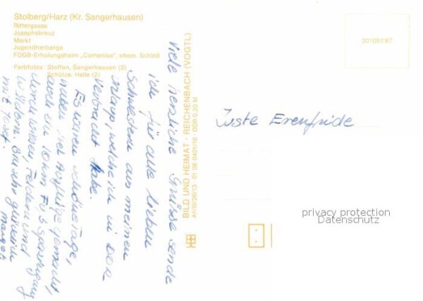 Stolberg Harz Rittergasse Josephskreuz Markt Jugendhe – Bild 2
