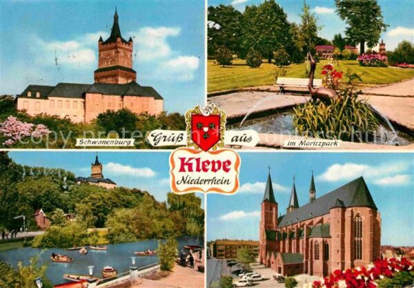 Kleve Schwanenburg Moritzpark Kirche