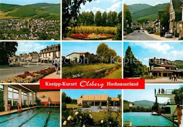 Olsberg Sauerland Freibad Schwimmhalle Fliegeraufnahme Or