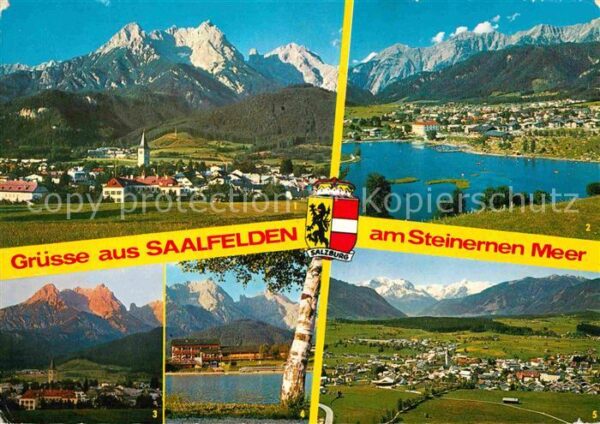 Saalfelden Steinernes Meer Fliegeraufnahme Ritzensee Hohe Tauern
