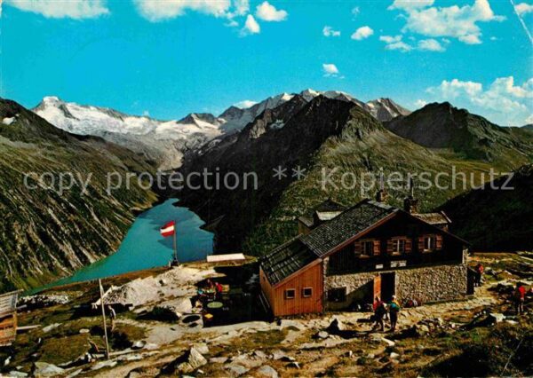 Olpererhuette mit Mösele Haupental Zillertal