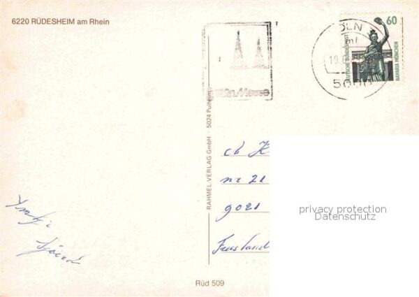 Ruedesheim Rhein Weinstadt Fachwerk – Bild 2