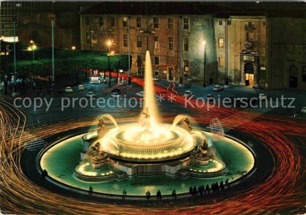 Roma Rom Piazza della Repubblica Fontana dell Es