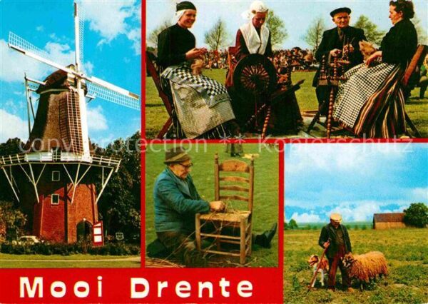 Drente Mühle Spinnen Schäfer