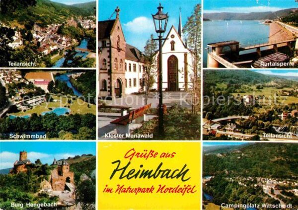 Heimbach Eifel Rurtalsperre Camping Wittscheidt Kloste