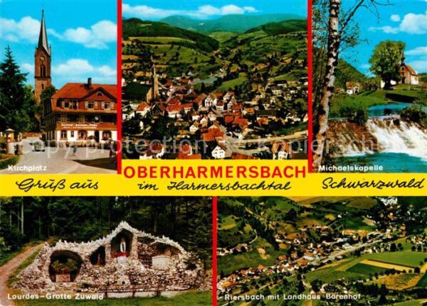 Oberharmersbach Kirchplatz Michaeliskapelle Riersbach L