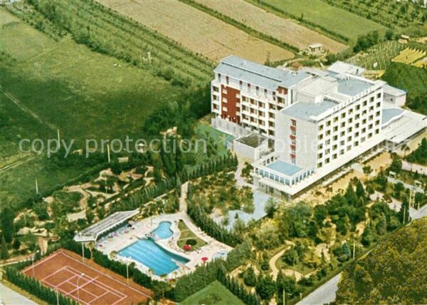 Abano Terme Fliegeraufnahme Hotel Terme Bristol Bul
