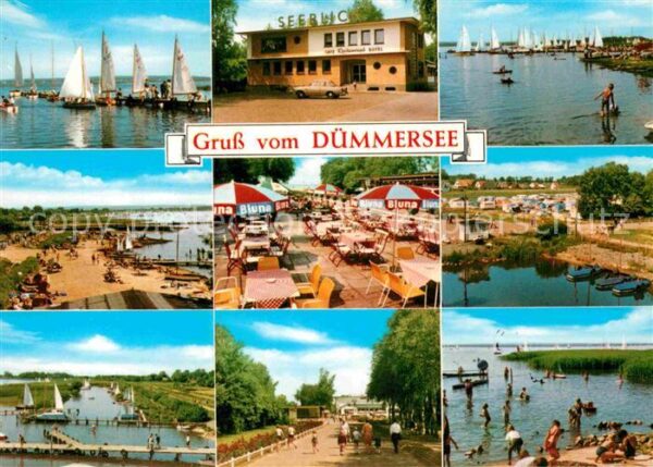 Duemmersee Diepholz Strand Segelboote  Hotel Restaurant See