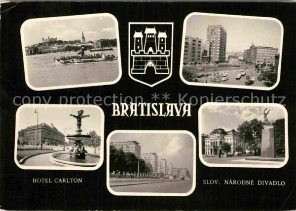 Bratislava Pressburg Pozsony Hotel Carlton Noarodne Divadlo