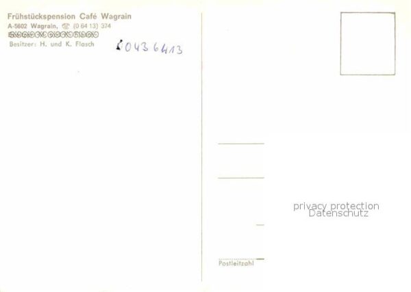 Wagrain Salzburg Pension Cafe Wagrain – Bild 2