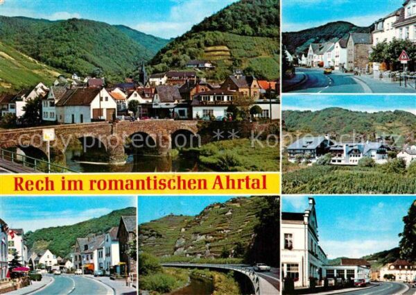 Rech Ahr Brücke und Ortspartien