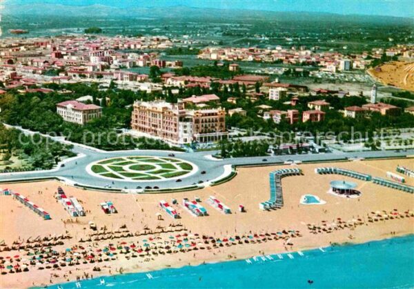 Rimini Fliegeraufnahme mit Strand
