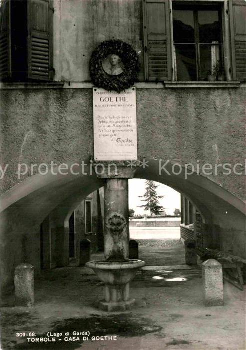 Torbole Lago di Garda Casa di Goethe