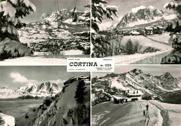 Cortina d Ampezzo Seilbahn Skigebiet
