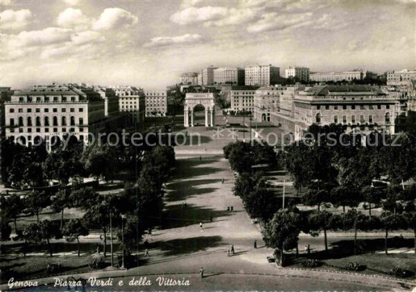 Genova Genua Liguria Piazza Verdi e della Vittoria