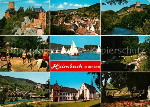 Heimbach Eifel mit Burg Rur- und Trappistenabtei Maria