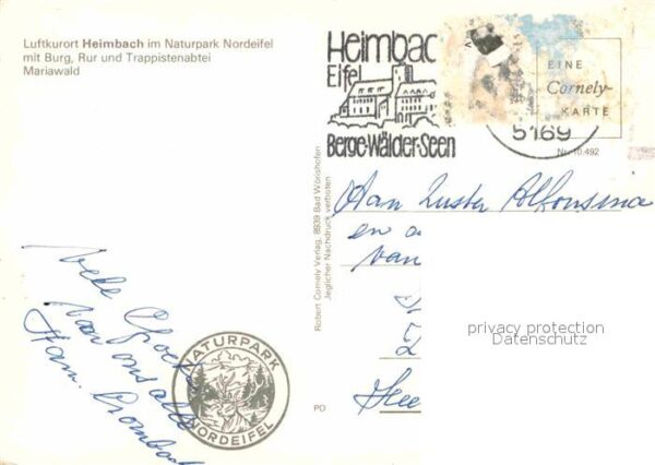 Heimbach Eifel mit Burg Rur- und Trappistenabtei Maria – Bild 2