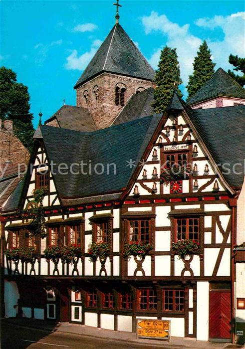Altenahr Gasthaus Schäferkarre Fachwerkhaus Kirc