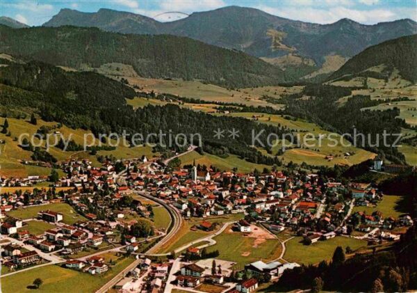Oberstaufen Luftkurort mit Rindalphorn und Hochgrat