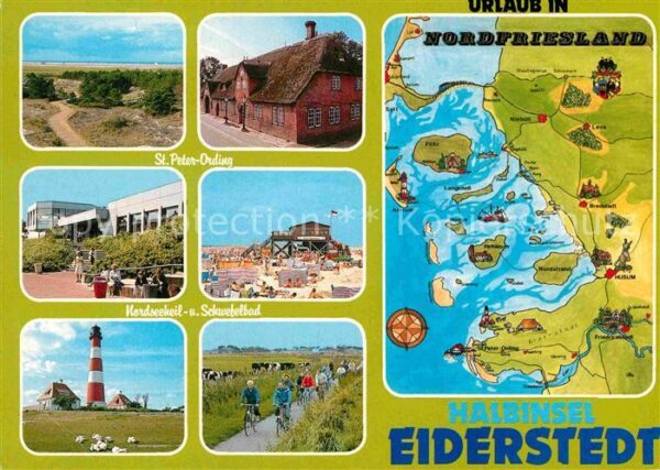 Eiderstedt Halbinsel Nordsee St Peter Ording Heilb
