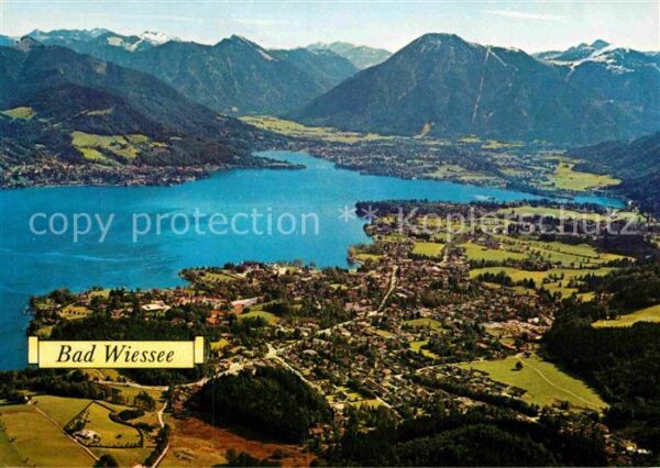 Bad Wiessee mit Wallberg Mangfallgebirge Fliegerauf