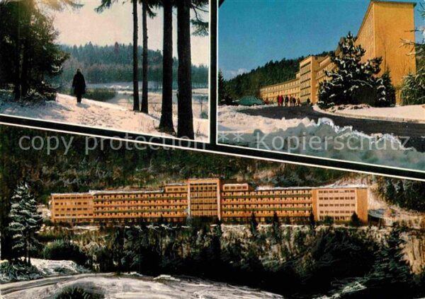Bad Staffelstein Sanatorium Lautergrund im Winter