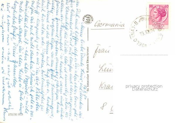 Ischia Landkarte Küstenstädte Hafen Felsen Ins – Bild 2