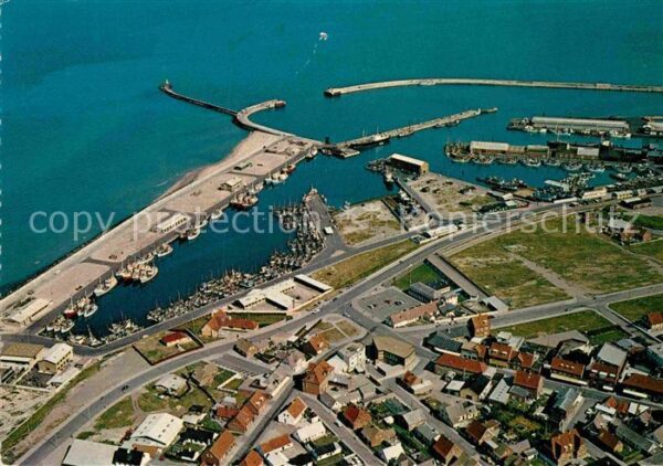Hirtshals Hafen Fliegeraufnahme