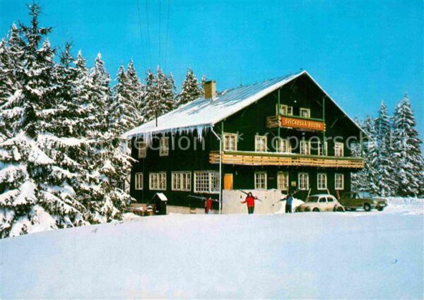 Krusne Hory Schweizer Baude am Plessberg Winterland