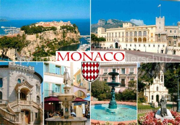 Monaco Rocher de la Principaute Chateau Fontai
